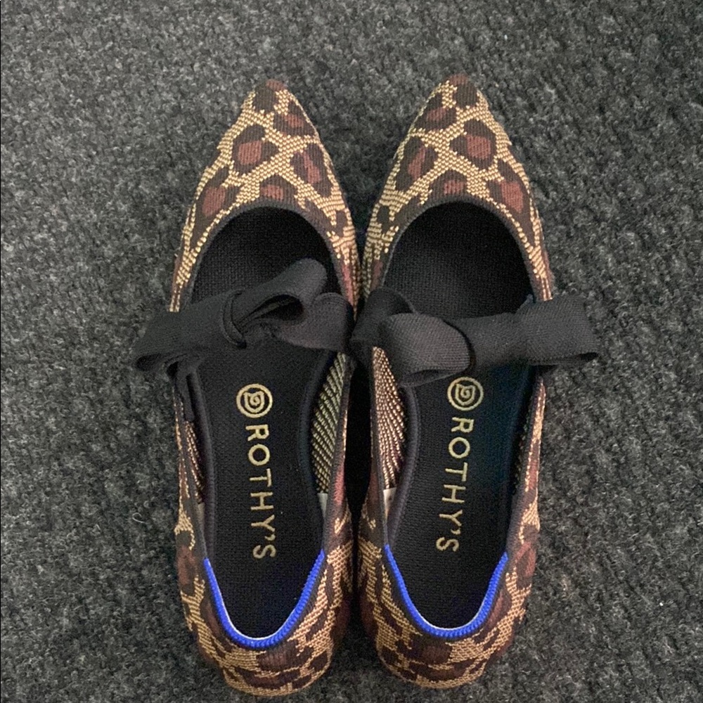Rothy's Leopard Print Flats